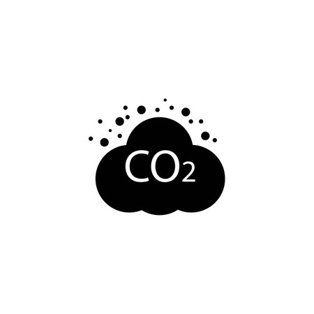 Co2 icon logo vctor designのイラスト素材