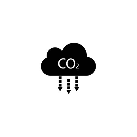 Co2 icon logo vctor designのイラスト素材