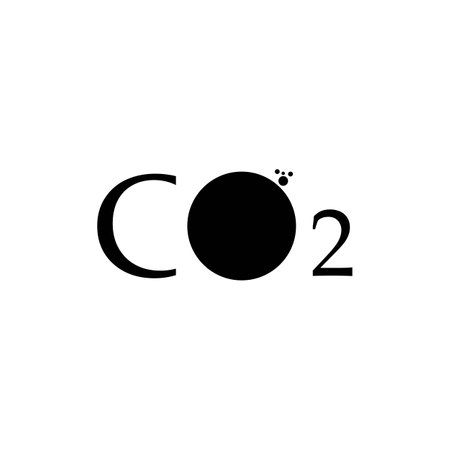 Co2 icon logo vctor designのイラスト素材