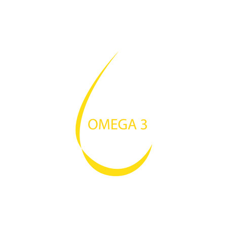 Fish oil icon logo vector freeのイラスト素材