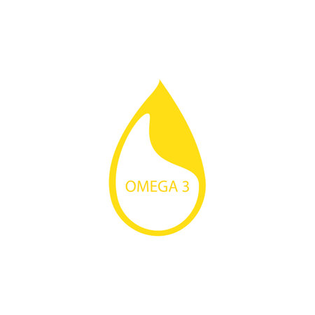 Fish oil icon logo vector freeのイラスト素材