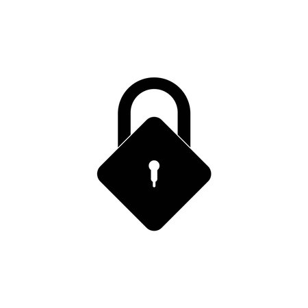 Padlock icon logo free image vectorのイラスト素材