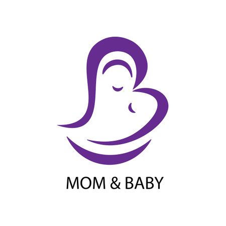 pregnant icon logo vector designのイラスト素材