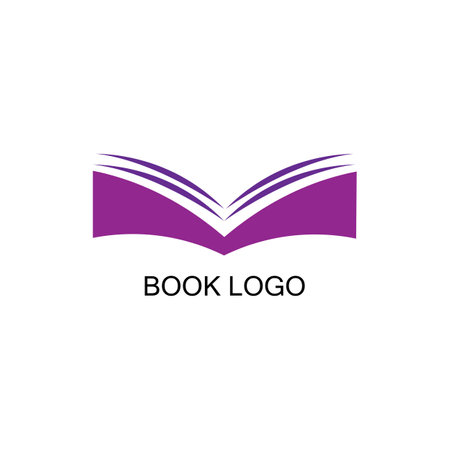 book icon logo vectorのイラスト素材
