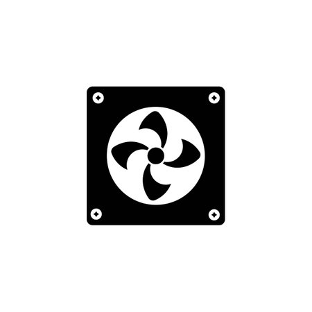 fan icon logo vectorのイラスト素材