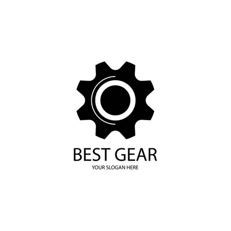 gear icon logo vectorのイラスト素材