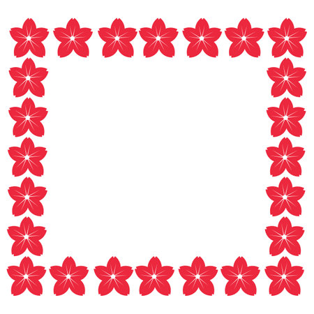 sakura flower icon logo vectorのイラスト素材