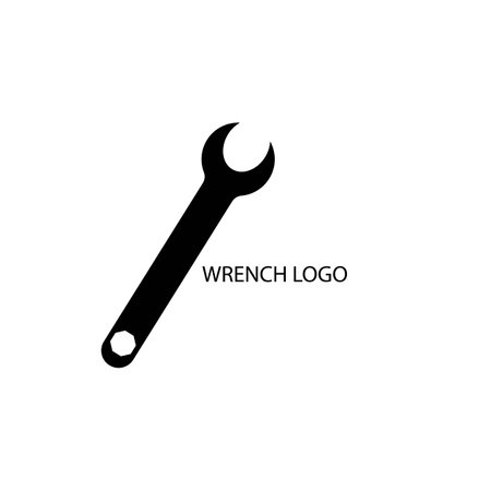 wrench icon logo vectorのイラスト素材