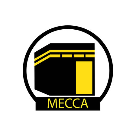 mecca icon logo vectorのイラスト素材