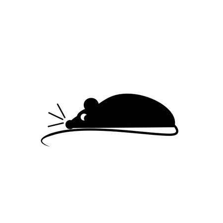 mouse icon logo vectorのイラスト素材