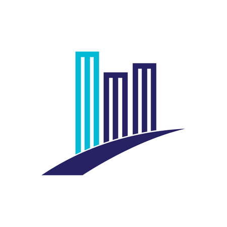 building icon logo vectorのイラスト素材