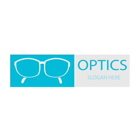 eye glass icon logo vectorのイラスト素材