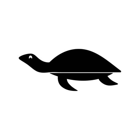 turtle icon logo vectorのイラスト素材