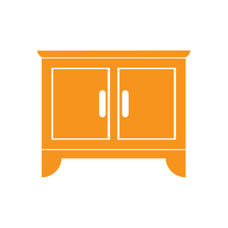 cupboard icon logo vectorのイラスト素材