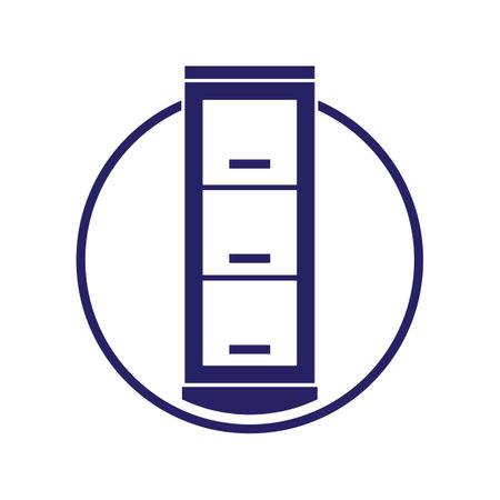 cupboard icon logo vectorのイラスト素材