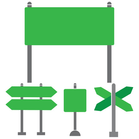 road sign icon logo vectorのイラスト素材