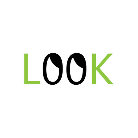 look logo vectorのイラスト素材