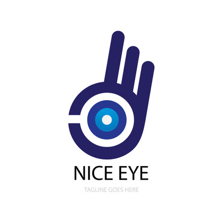 nice your eye logo vectorのイラスト素材
