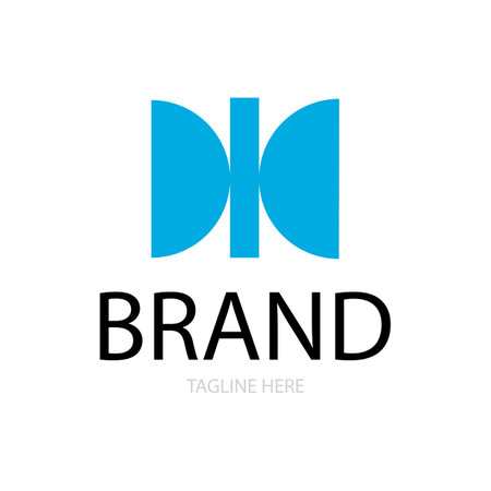 letter d k, dk geometry logo vectorのイラスト素材