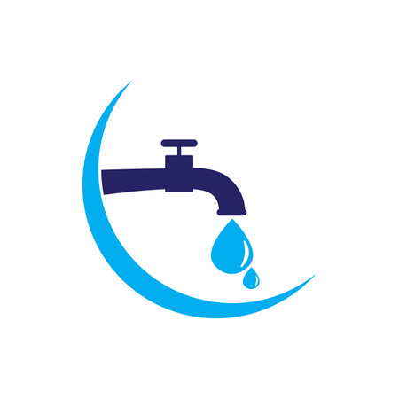 water, plumbing illustration vector designのイラスト素材