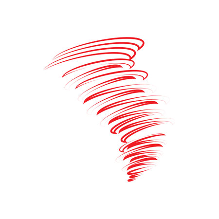 Tornado illustration logo vector designのイラスト素材