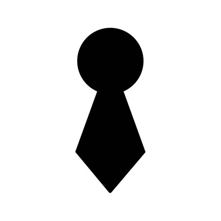 keyhole illustration logo vector freeのイラスト素材