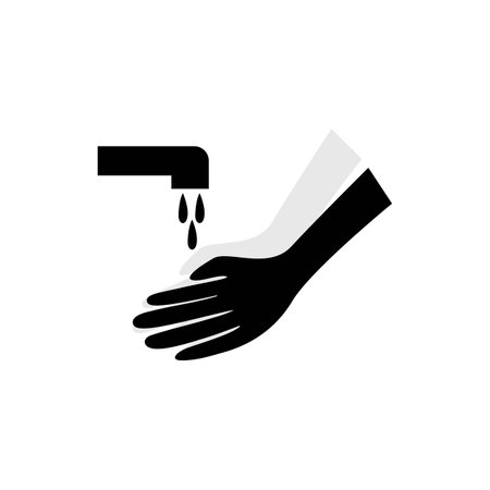 hand wash illustration logo vector designのイラスト素材