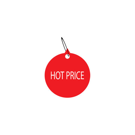 sale tag, price tag illustration log vectorのイラスト素材