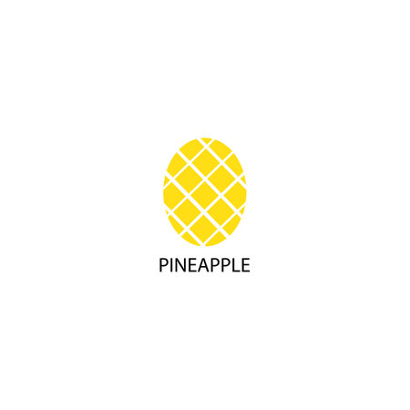 pineapple illustration logo vector designのイラスト素材