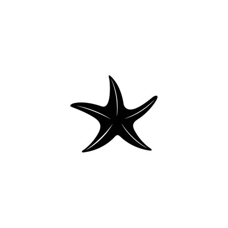starfish illustration icon logo vector designのイラスト素材