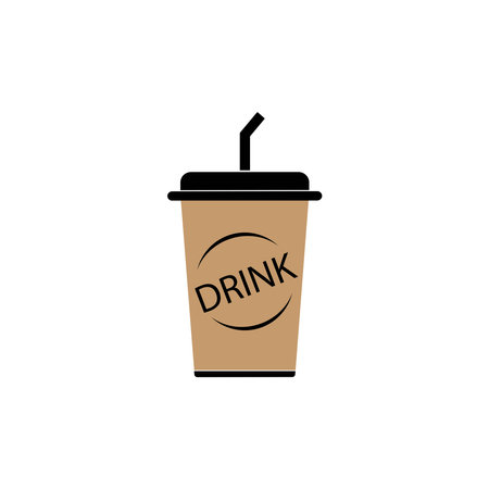 Drink icon logo vector illustrationのイラスト素材