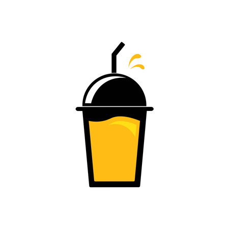 Drink icon logo vector illustrationのイラスト素材