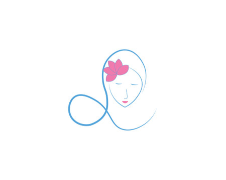 Beauty women style logo vectorのイラスト素材
