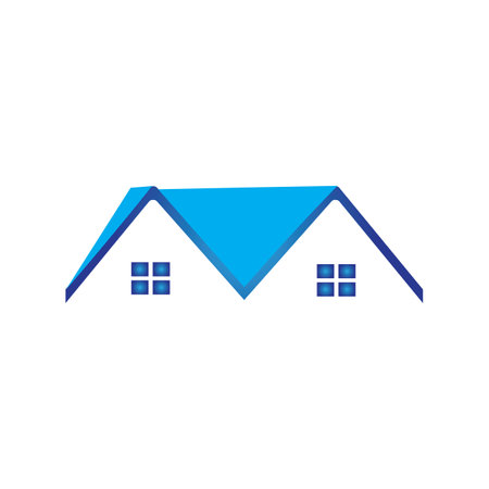 roof illustration icon logo vector designのイラスト素材