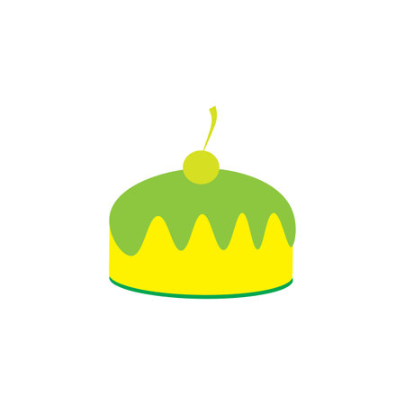 cake illustration icon logo vector design