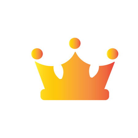 crown illustration logo vector designのイラスト素材