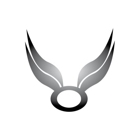 wings photography illustration logo vector designのイラスト素材