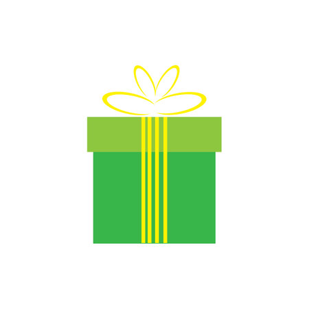gift illustration logo vector designのイラスト素材
