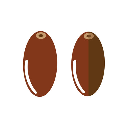 dates fruit illustration logo  vector designのイラスト素材