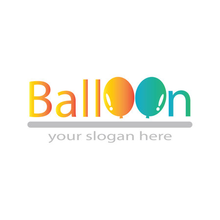 balloon illustration logo vectorのイラスト素材