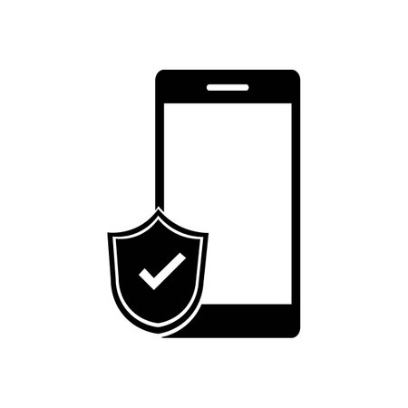 smartphone illustration logo vector designのイラスト素材