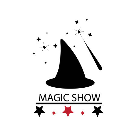 magician, stick, starlight illustration vectorのイラスト素材