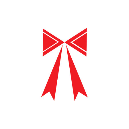 ribbon illustration logo vector designのイラスト素材