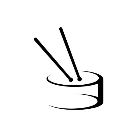 Drum stick icon template vectorのイラスト素材