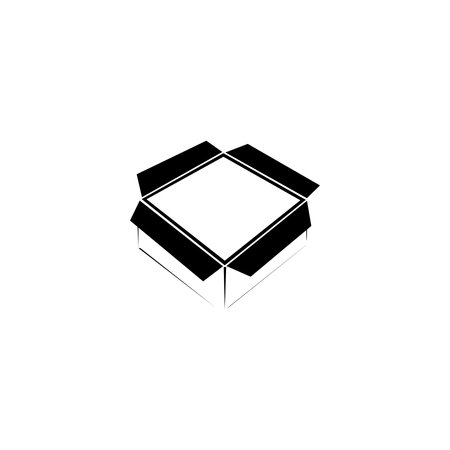 Box icon logo template vectorのイラスト素材