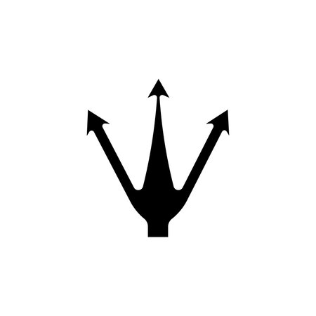 Trident icon template vector
