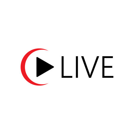 live, play logo vectorのイラスト素材