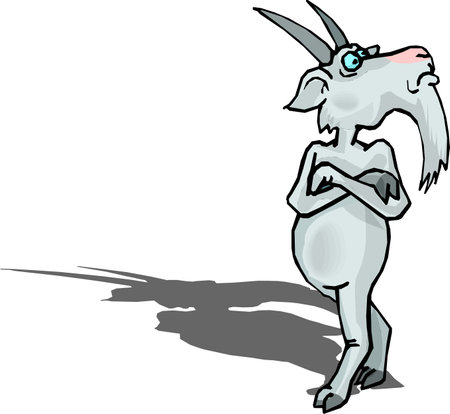 funny hippopotamus comic hand-drawn animal cartoon character vector illustration.のイラスト素材