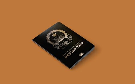 Official passport of Angola ,Angolan passportの写真素材