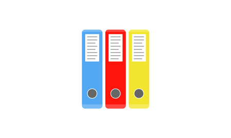 Archive boxes folder icon in flat flat designのイラスト素材
